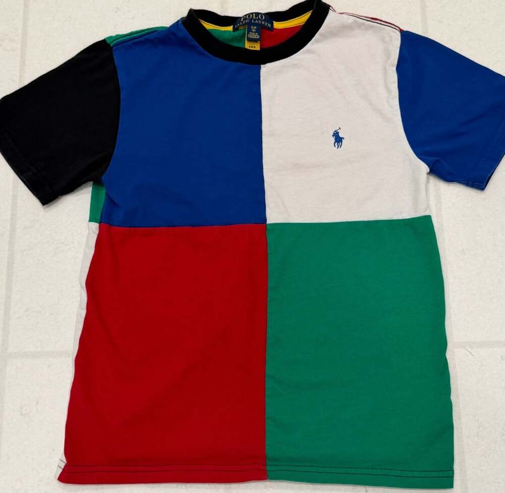 Polo Ralph Lauren Kids Colorblock Short Sleeve T-Shirt 888
